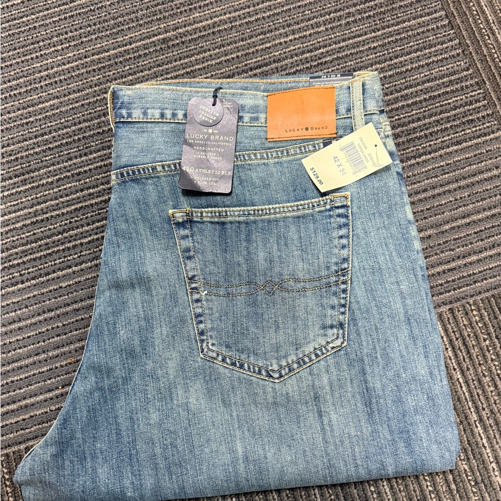 Lucky Brand Men's Light Blue Relaxed Jeans